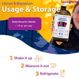 LIQUIDHEALTH Calcium & Magnesium Liquid Supplement packaging