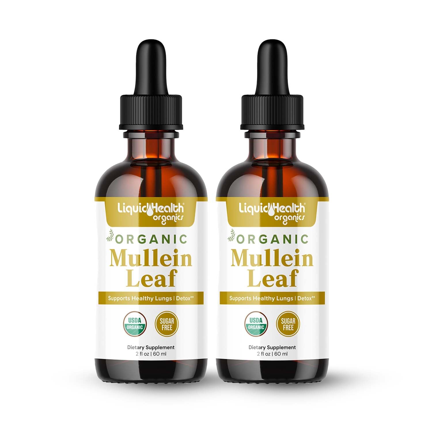 LIQUIDHEALTH Mullein Leaf Extract Drops 1000mg front view