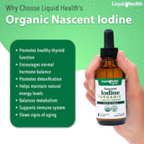 LIQUIDHEALTH Nascent Iodine Drops 259g side view