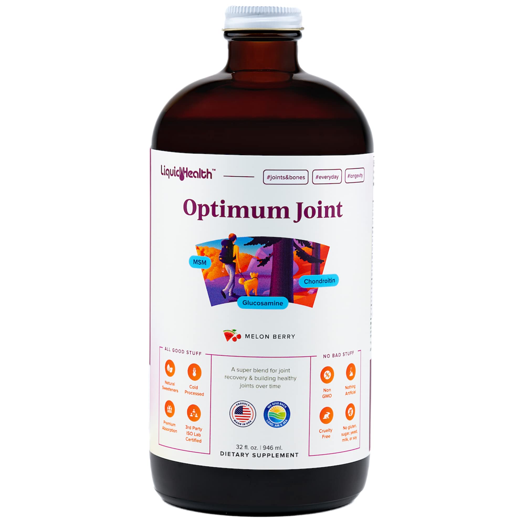 LIQUIDHEALTH Optimum Joint Liquid Supplement front view