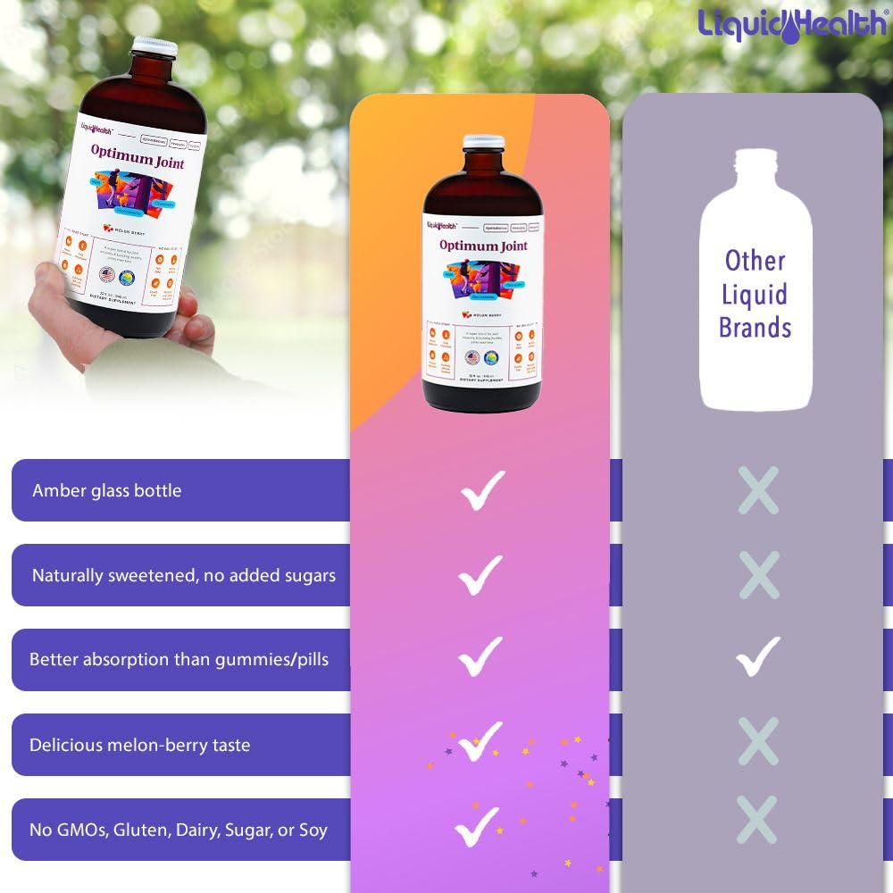 LIQUIDHEALTH Optimum Joint Liquid Supplement with measuring cup