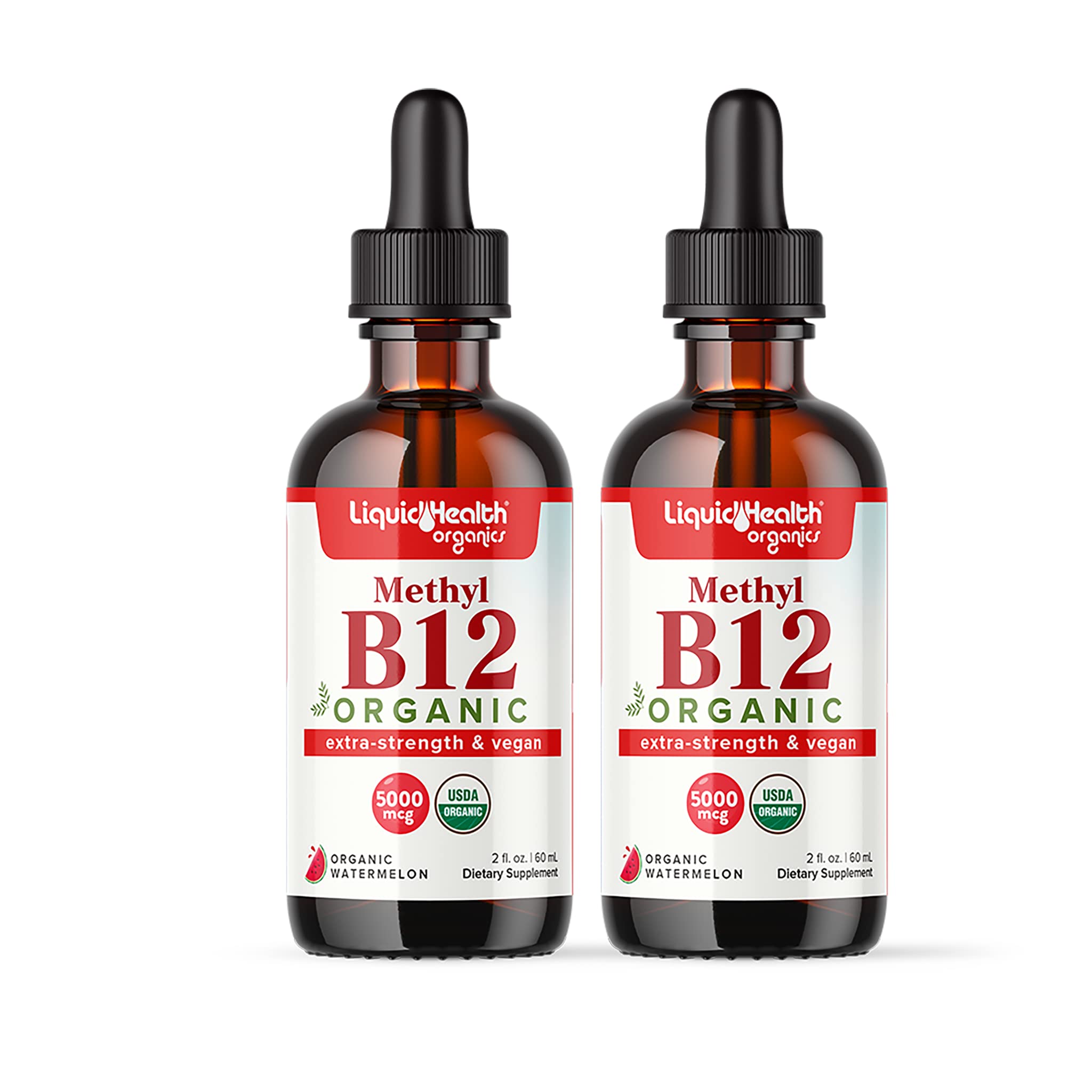 LIQUIDHEALTH Organic Vitamin B12 Drops 5000 mcg front view