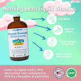 LIQUIDHEALTH Prenatal/Postnatal Liquid Multivitamin 32 oz back view