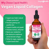 LIQUIDHEALTH Vegan Liquid Collagen Drops 390g ingredients list