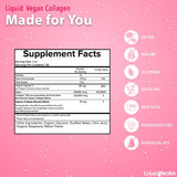 LIQUIDHEALTH Vegan Liquid Collagen Drops 390g with smoothie