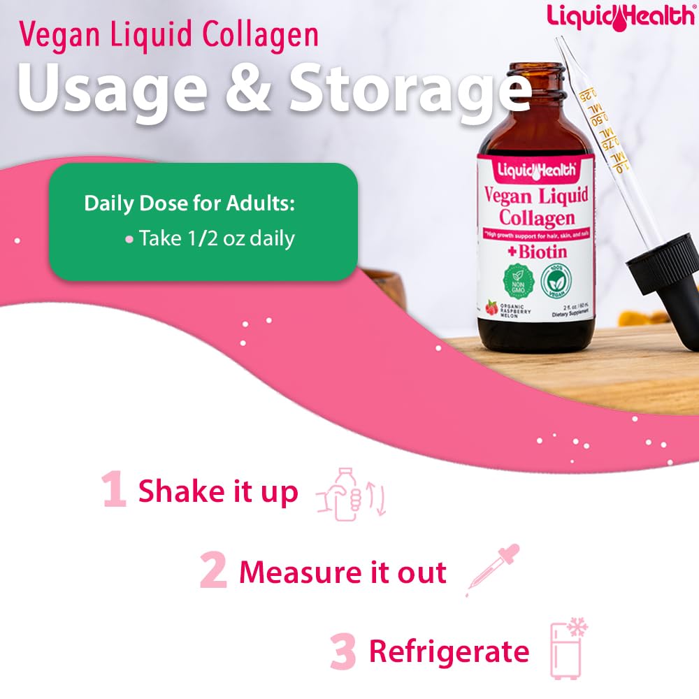 LIQUIDHEALTH Vegan Liquid Collagen Drops ingredients list