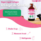 LIQUIDHEALTH Vegan Liquid Collagen Drops ingredients list