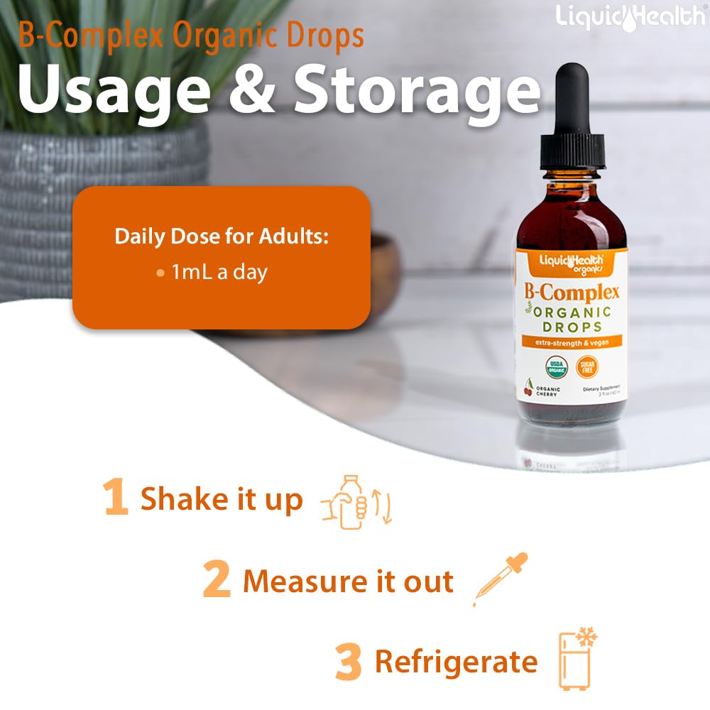 LIQUIDHEALTH Vitamin B Complex Liquid Drops label details