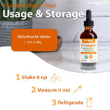 LIQUIDHEALTH Vitamin B Complex Liquid Drops label details