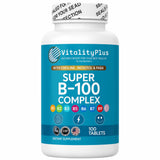 LIQUIDPACKPRO B-Complex Vitamin Supplement 100 Capsules front view