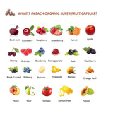 Lite Supply Fruits & Veggies Supplement ingredients list on packaging