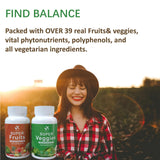 Lite Supply Fruits & Veggies Supplement nutritional information