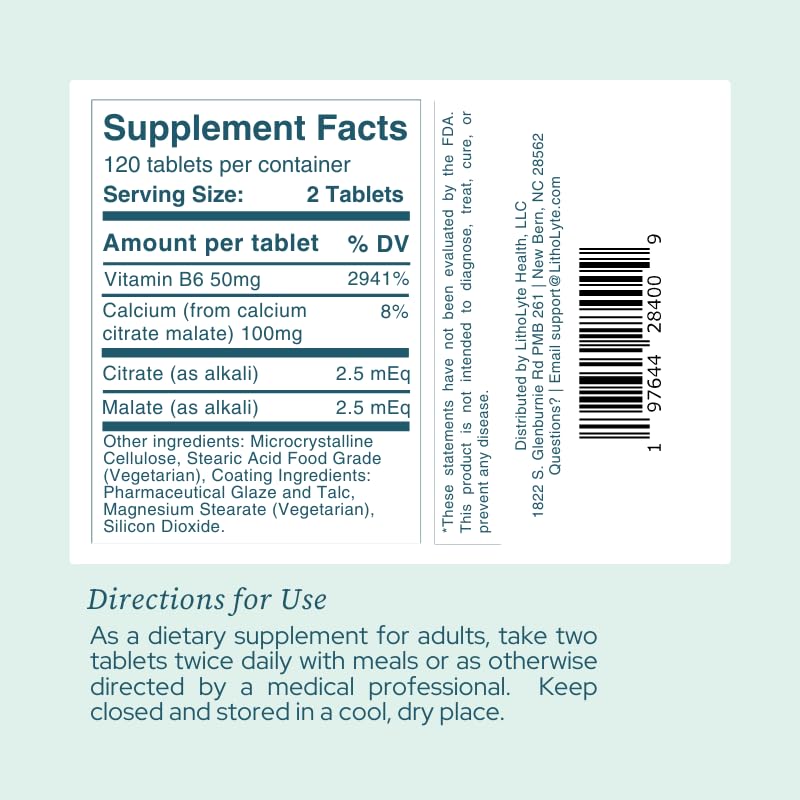 LithoLyte OxFree dietary supplement bottle opened