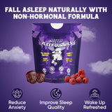 LITTLE DEATH Magnesium Sleep Gummies packaging with skull design