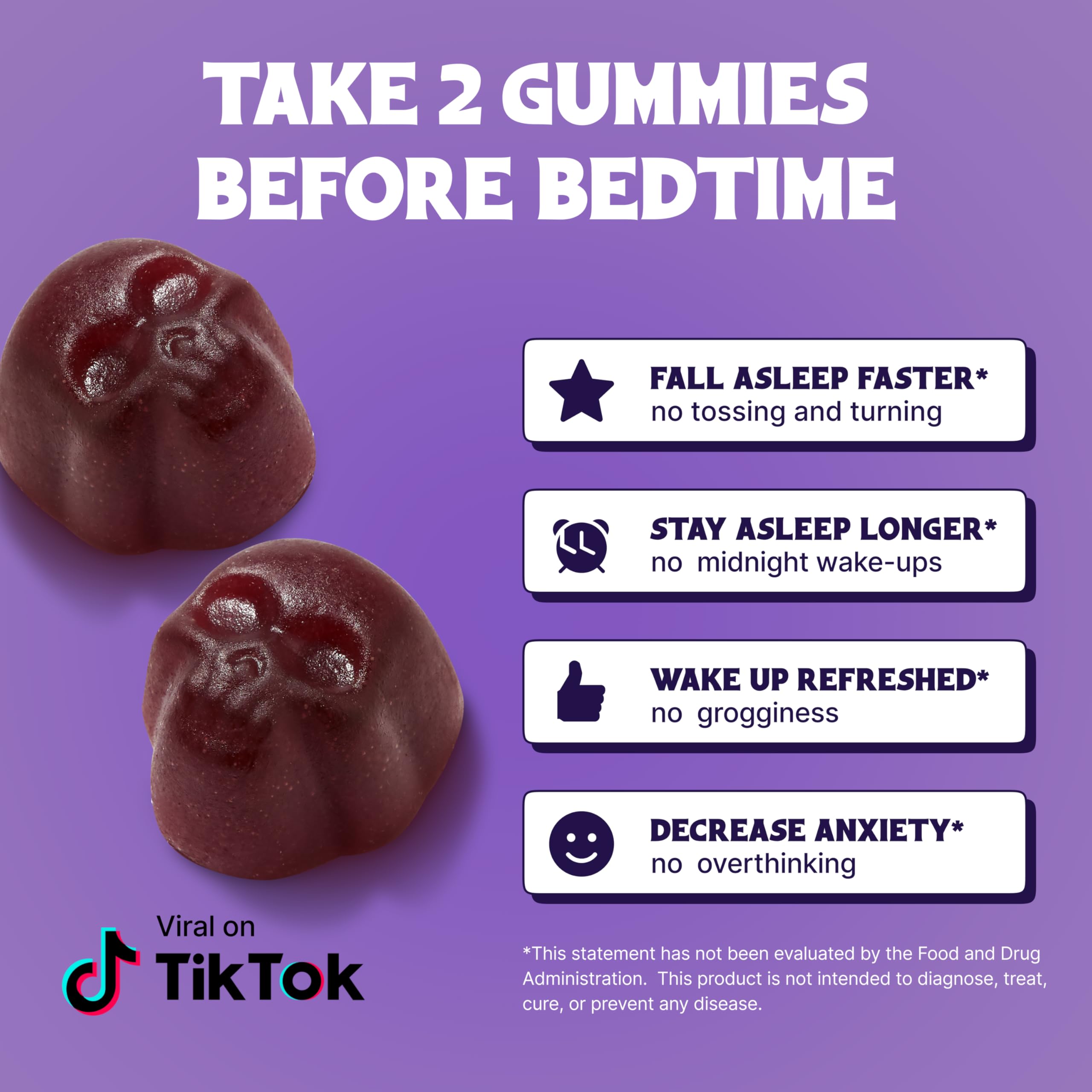 LITTLE DEATH Magnesium Sleep Gummies raspberry flavour close-up