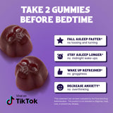 LITTLE DEATH Magnesium Sleep Gummies raspberry flavour close-up