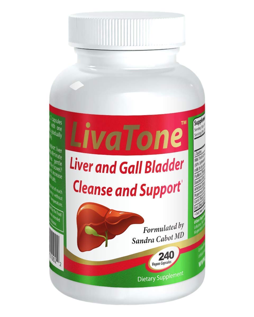 Livatone Liver and Gallbladder Cleanse capsules front view