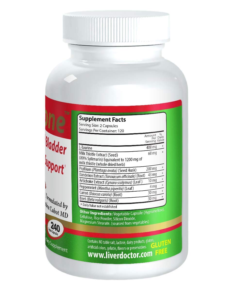 Livatone Liver and Gallbladder Cleanse packaging side view