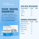 Live Conscious Beyond Collagen Powder close-up of capsules