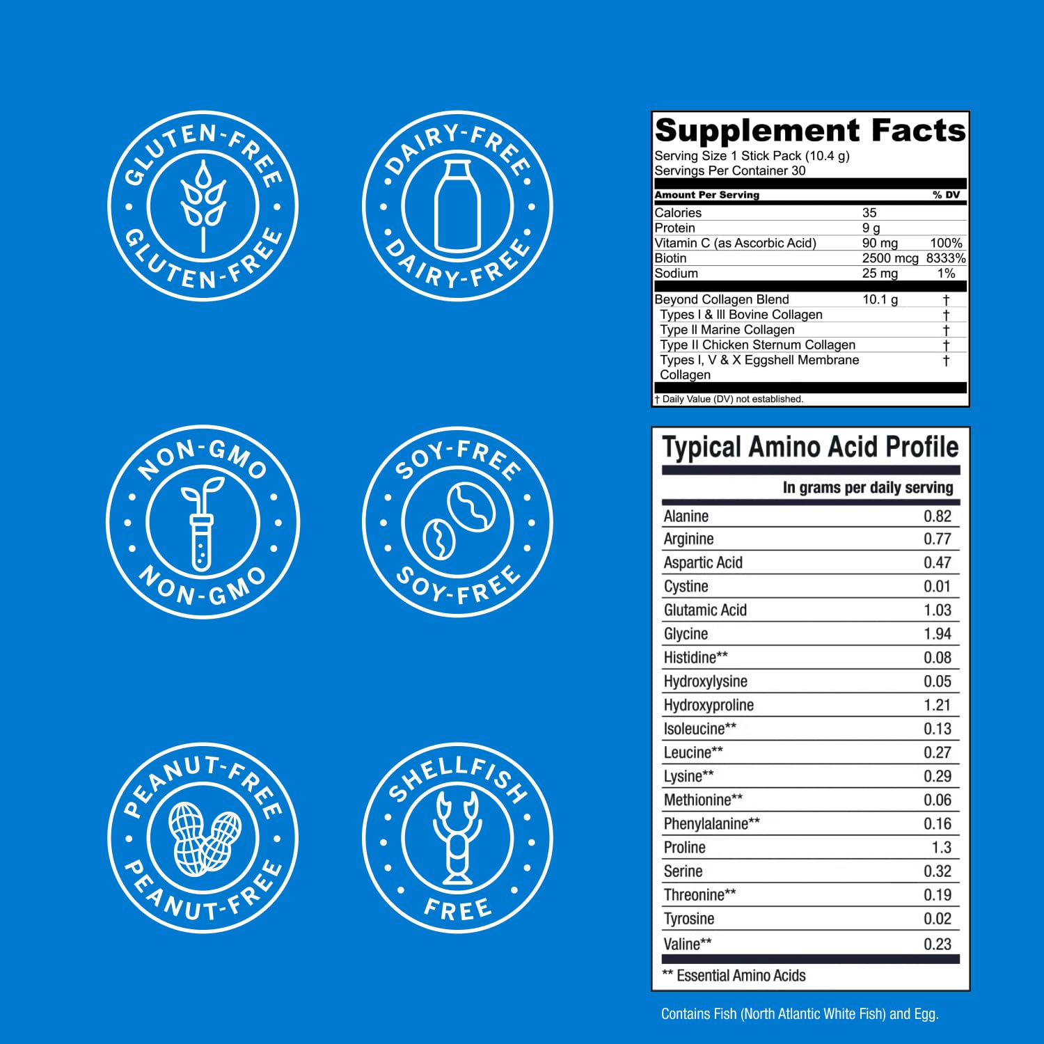 Live Conscious Beyond Collagen Stick Pack packaging details