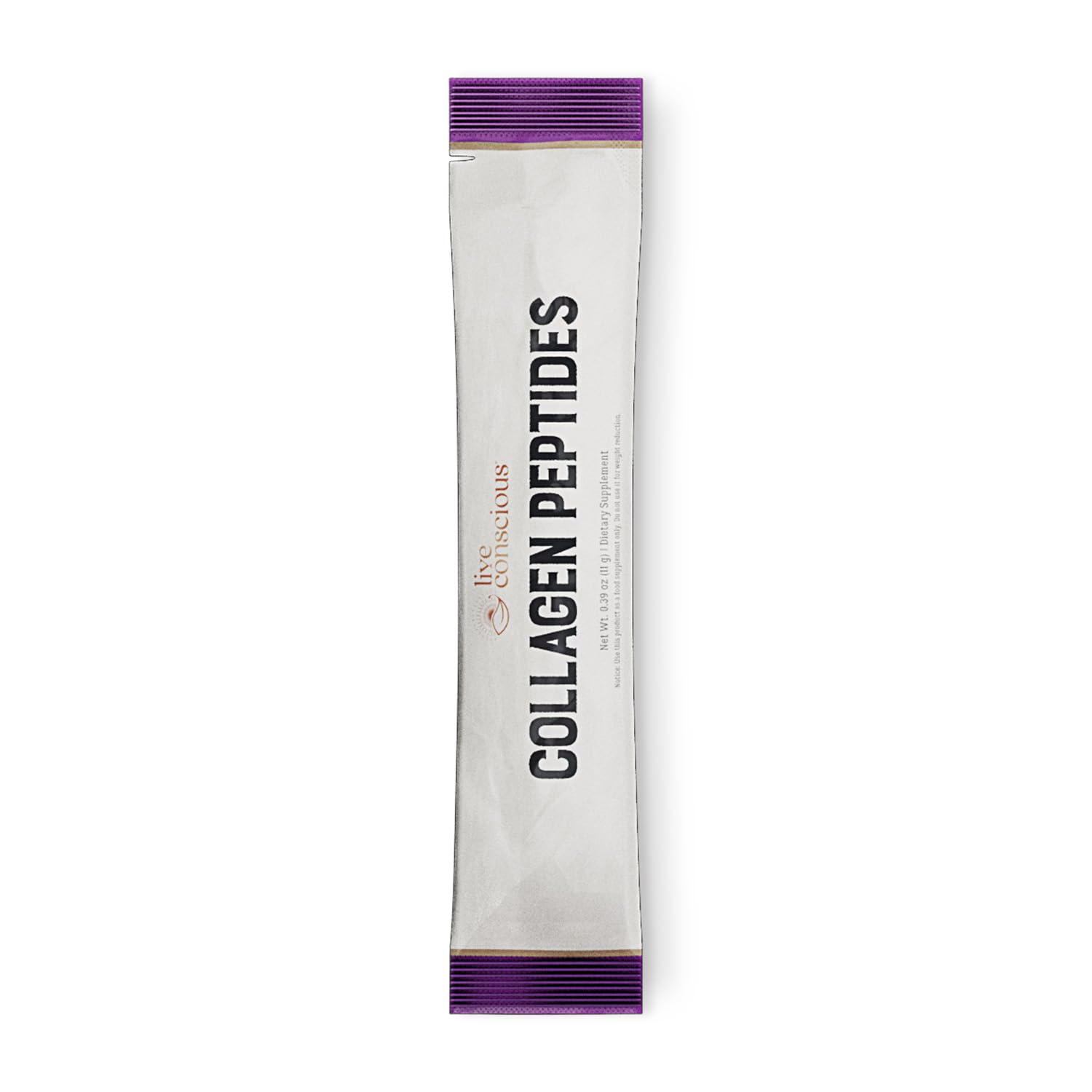 Live Conscious Collagen Peptides 265g side view