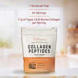 Live Conscious Collagen Peptides Chocolate 352g serving suggestion