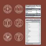 Live Conscious Collagen Peptides Chocolate 425g in a smoothie