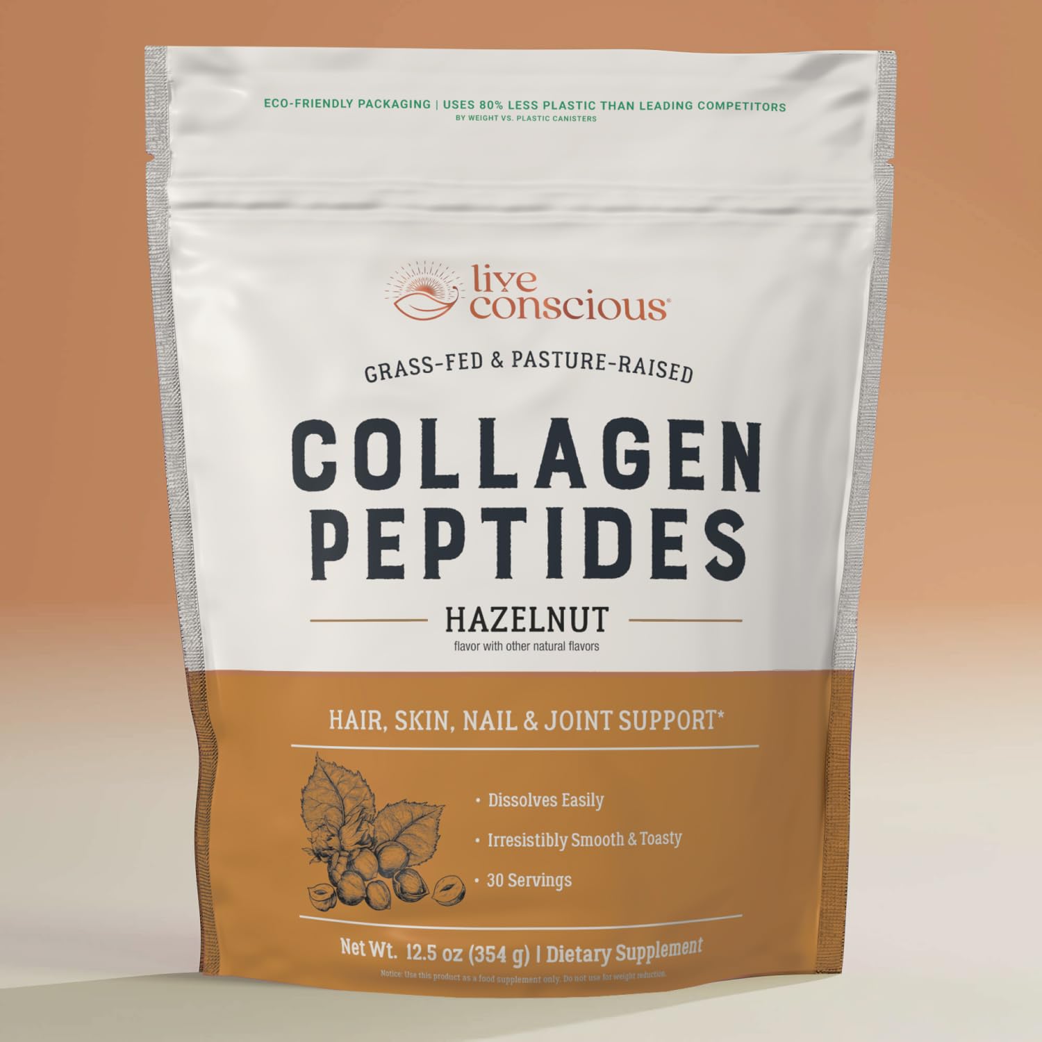 Live Conscious Collagen Peptides Chocolate lifestyle scene