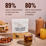 Live Conscious Collagen Peptides Chocolate scoop and powder