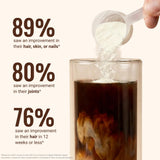 Live Conscious Collagen Peptides Vanilla in coffee