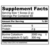 Live Conscious Colostrum Powder lifestyle scene with a glass of water