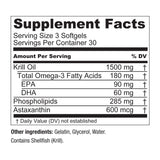 Live Conscious KrillWell Omega 3 Krill Oil 1500mg packaging
