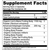 Live Conscious Lion's Mane Mushroom Supplement capsule close-up