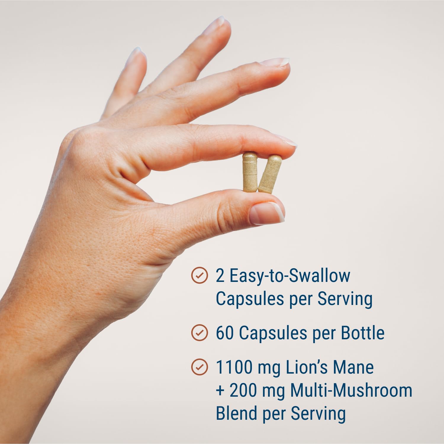Live Conscious Lion's Mane Mushroom Supplement ingredients list