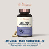 Live Conscious Lion's Mane Mushroom Supplement packaging