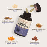 Live Conscious Lion's Mane Mushroom Supplement side view