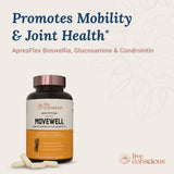 Live Conscious MoveWell Chondroitin Capsules with measuring spoon