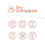 Live Conscious Omega-3 Fish Oil Supplement 2000mg bottle on a table