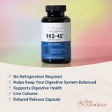 Live Conscious Pro-45 Probiotic Capsules ingredients list