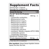 Live Conscious Pro-45 Probiotic Capsules opened bottle