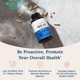 Live Conscious Pro-45 Probiotic Capsules side view