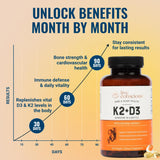 Live Conscious Vitamin D3 & K2 Capsules bottle with label