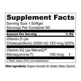 Live Conscious Vitamin D3 & K2 Combination packaging