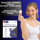 Live To Shine Sleep Patch applied on upper arm