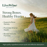 Live Wise Naturals Vitamin D3 Drops 1000 IU bottle on a kitchen counter