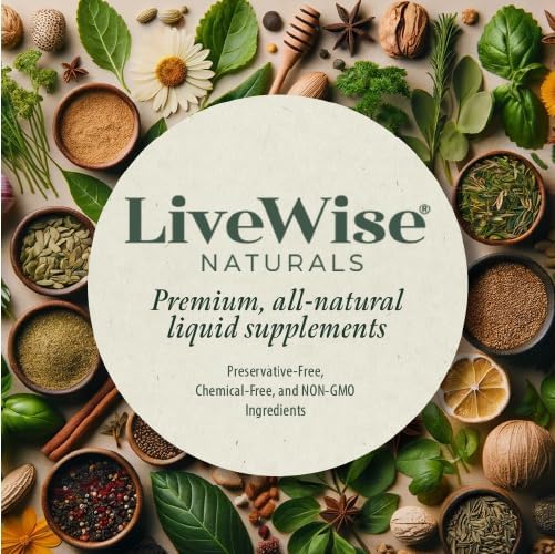 Live Wise Naturals Vitamin D3 K2 Drops 5000 IU with a spoon