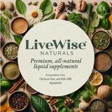 Live Wise Naturals Vitamin D3 K2 Drops 5000 IU with a spoon