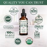 Live Wise Naturals Vitamin D3 K2 Drops in a nursery setting