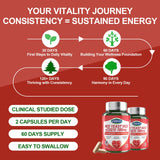 LIVEGIS Red Yeast Rice Supplement packaging on a kitchen counter