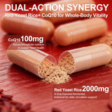 LIVEGIS Red Yeast Rice Supplement side view showing nutritional information